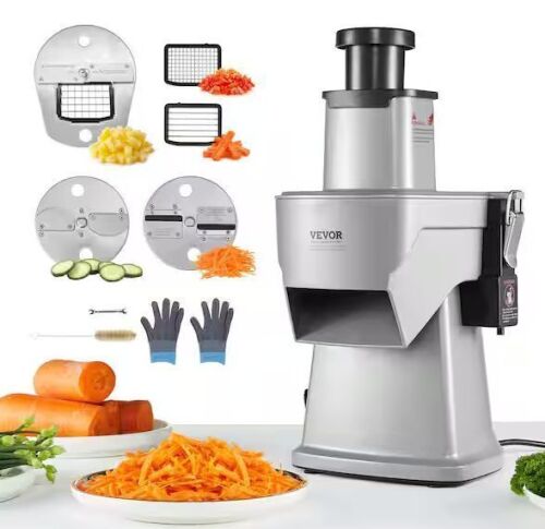 VEVOR Electric Vegetable Slicer 4 in 1 Multifunctional Food Cutter - Lot 57JF