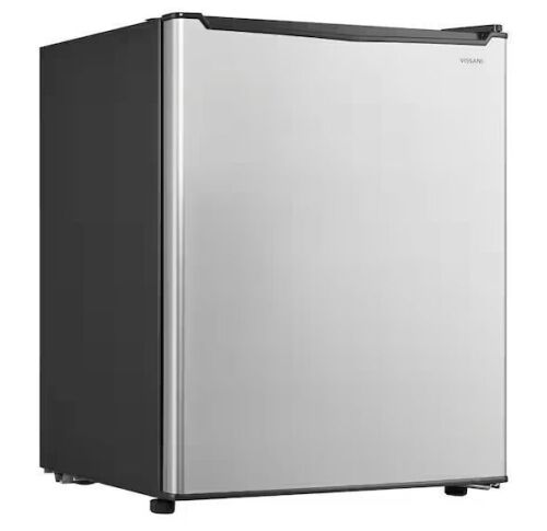 Vissani 2.6 cu. ft. Mini Refrigerator in Stainless Steel - Lot 60JF