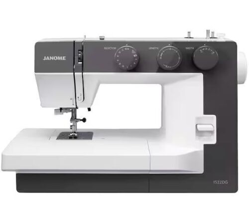 Janome 1522-DG 22 Stitch Sewing Machine with Wide Sewing Bed - Lot 16JF