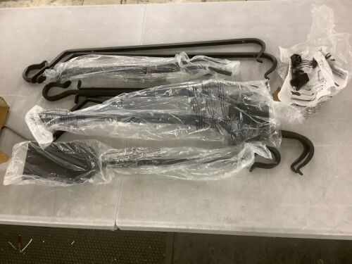 UniFlame 5-Piece Black Wrought Iron Fireplace Tools Set - Lot 473