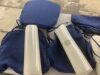 Lot of (4) 16" x 17" Chair Cushions & (2) Extra Covers - Thumbnail 3