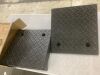 Heavy-Duty Rubber Curb Ramps, 5" Height & Extra-Wide 18.8" Width, Supports 11800LBS, 2 Pack - Thumbnail 1