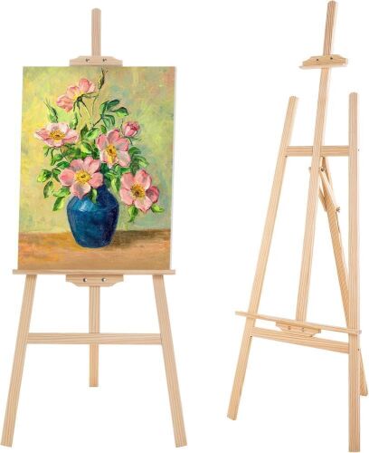 Falling in Art Adjustable Wooden Easel for Canvas Up to 42" - Lot 797