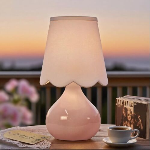 14''H Cordless LED Table Lamp with Dimmer, Rechargeable & 3-Level Brightness - Lot 743