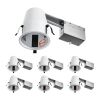 ANYHOME 6 Pack 4 Inch Recessed Lighting Housing Remodel - Thumbnail 1