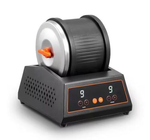 VEVOR Direct Drive 3 lbs. Rock Tumbler Kit, 4-Speed/9-Day Timer - Lot 139JF