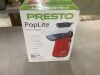 Presto PopLite Hot Air 4 oz. Red and Black Countertop Popcorn Machine - Thumbnail 2