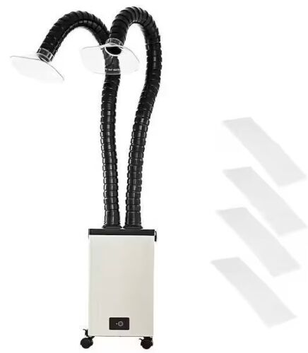 Solder Fume Extractor, 150W 165CFM with 3-Stage Filters, 3-Speed Adjustable Absorber for Soldering, DIY - Lot 35JF