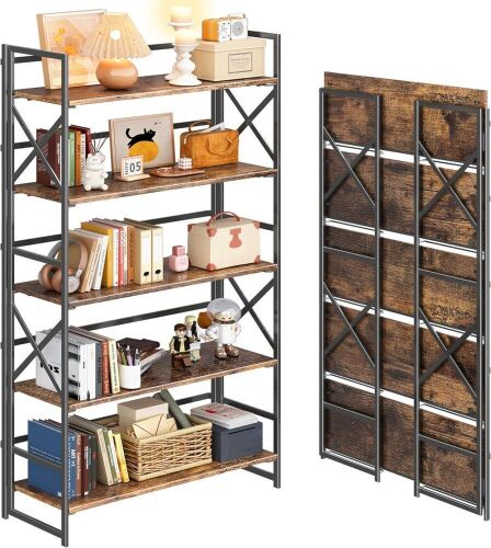 51.2" H Folding Bookshelf - Lot 194