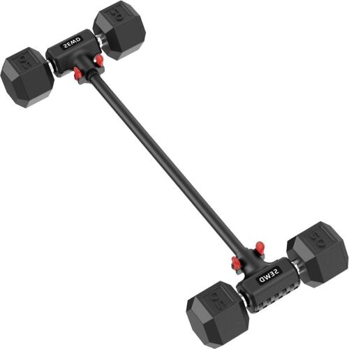 SEWD Dumbbell Converter, Turn Dumbbells into Barbell Set, 220lb Capacity - Lot 442