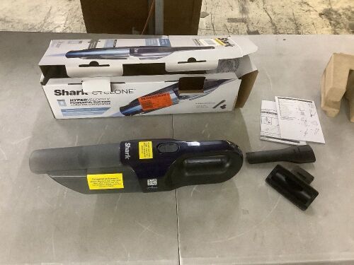 Shark Cyclone PET Bagless Cordless Washable Filter Handheld Vacuum with Pet Hair Tool HyperVelocity Suction - Missing USB-C Charging Cord - Lot 841JF