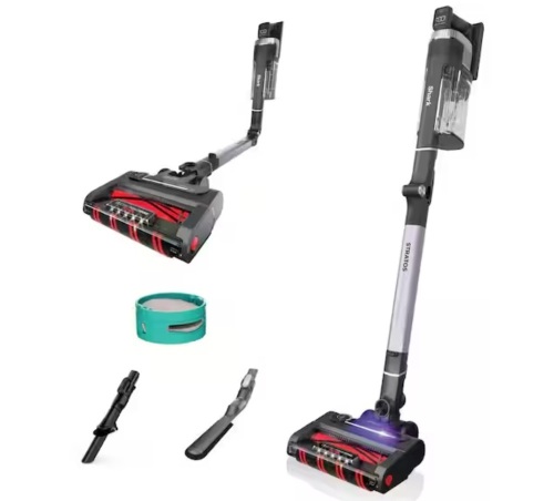 Shark Stratos Multiflex Bagless Cordless HEPA Stick Vacuum Cleaner, Clean Sense IQ, Duoclean Powerfins Hairpro, 60min Runtime - Lot 31JF