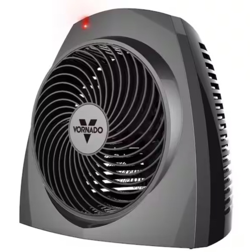 Vornado VH200 1500-Watt Electric Portable Space Heater, Whole Room Vortex Heat Circulation, Charcoal - Lot 845JF