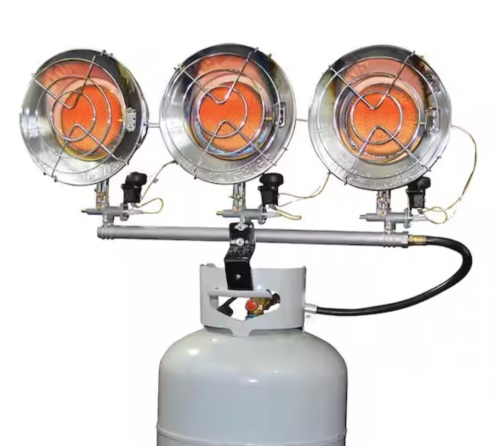 Mr. Heater Tank Top 45,000 BTU Radiant Propane Outdoor Space Heater - Lot 846JF