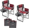 SUNNYFEEL Camping Directors Chair, 2 Pack - Thumbnail 1