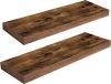 Floating Wall Shelves, 23.6", Set of 2 - Thumbnail 1