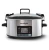 Crock-Pot 7 qt. Stainless Steel Programmable Slow Cooker - Thumbnail 1