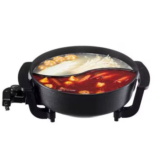 VEVOR 5L Electric Hot Pot with Divider, 1360W - Lot 865JF