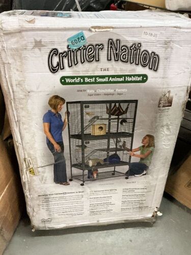 MidWest Critter Nation Deluxe Small Animal Cage, Double Story - Lot 8