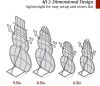 2D Lighted Snowman Family Set - Thumbnail 2
