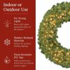 Pre-Lit Artaficial Fir Christmas Wreath - Thumbnail 2