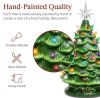 Pre-Lit Ceramic Tabletop Christmas Tree - Thumbnail 2