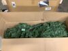 Artificial Christmas Tree: Unlit Green Xmas Pine with Pinecones and Metal Stand for Indoor - Holiday Decoration for Porch Living Room Easy Assembly - Thumbnail 2