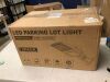 YXL LED Parking Lot Light, 200W LED Shoebox Light with Dusk to Dawn Photocell,28000LM 5000K Daylight Arm Mount, IP65 Waterproof, LED Area Light for Parking Lot Sports Stadium, 3 Pack - Thumbnail 3