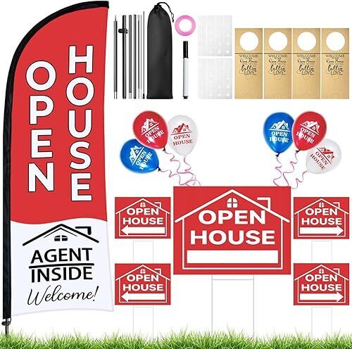 Open House Signs for Real Estate Agent Supplies - Lot 5902