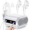 Smart Digital Display and Portable Nebulizer for Adults and Kids, Nebulizer to Solve Breathing Problems,Hailie Sensor NF0109, with Three Adjustable Modes, Suitable for Home use and travel-Y04 - Thumbnail 1
