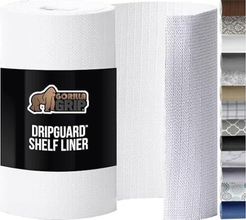 DripGuard Shelf Liner, Non-Adhesive Drawer and Kitchen Cabinet Protector - Lot 5946