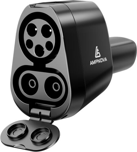 Tesla Supercharger Adapter Pro 2-in-1 CCS1 & J1772 to NACS 250kW Ultra-Fast Charging Compatible with All Tesla Models (Y/3/S/X) Works with Level 1/2/3 Stations - Lot 5989