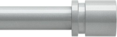 Curtain Rods for Windows 16 to 144 Inches Adjustable Length 1 Inch Diameter Window Curtain Rod with Aluminium End Cap - Lot 5996