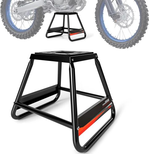 Dirt Bike Stand Motorcycle Lift Panel Stand Maintenance Detachable Anti Slip Heavy Duty Universal Stand for Most Motorcycles Motocross Dirt Bike Dual Sport Enduro - Lot 5997