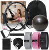 Nuplot Pilates Equipment 15" Pilates Ring Plus, Pilates Kit for Home Workouts, Pilates Essentials Kit for Women with Pilates Ring and Ball Set, Booty Bands, Figure 8 Resistance Band, Yoga Band - Thumbnail 1