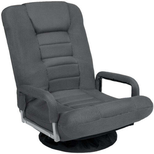 Gaming Floor Chair w/ 360-Degree Swivel, Armrest, Adjustable Backrest - Lot 6003