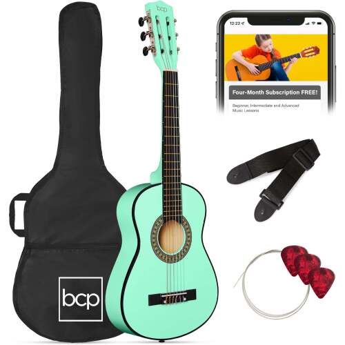 Kids Acoustic Guitar Beginner Starter Kit w/ Carrying Case - 30in - Lot 6101