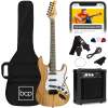 Beginner Electric Guitar Kit w/ Case, 10W Amp, Tremolo Bar - 39in - Thumbnail 1