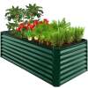 Outdoor Metal Raised Garden Bed for Vegetables, Flowers, Herbs - 6x3x2ft - Thumbnail 1