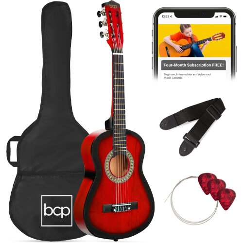 Kids Acoustic Guitar Beginner Starter Kit w/ Carrying Case - 30in - Lot 6150