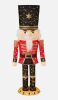 Pop Up Christmas Nutcracker w/150 LED Lights for Outdoor, Indoor, 5ft - 5ft Nutcracker - Thumbnail 1