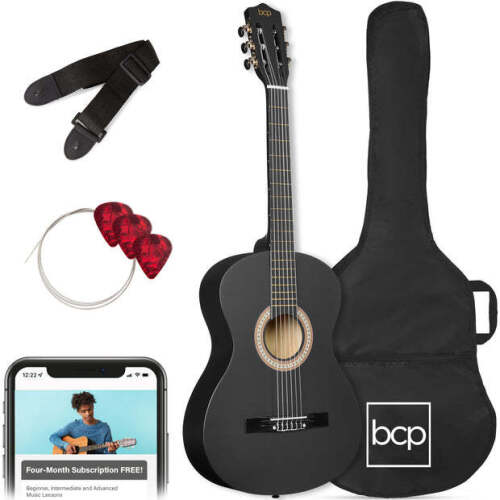 Kids Acoustic Guitar Beginner Starter Kit w/ Carrying Case - 30in - Lot 6203