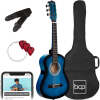 Kids Acoustic Guitar Beginner Starter Kit w/ Carrying Case - 30in - Thumbnail 1