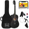 Beginner Acoustic Guitar Set w/ Case, Strap, Extra Strings - 38in - Thumbnail 1