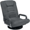 Gaming Floor Chair w/ 360-Degree Swivel, Armrest, Adjustable Backrest - Thumbnail 1