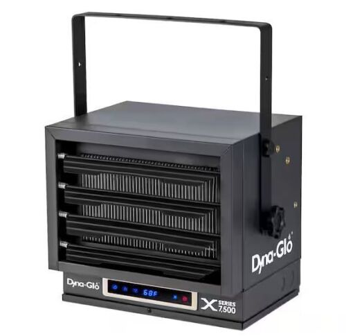 Dyna-Glo 25,590 BTU 7,500-Watt Electric Garage Heater with Bluetooth and WiFi - Lot 81JF