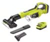 RYOBI ONE+ 18V Cordless Hand Vacuum with Powered Brush Kit with 2.0 Ah Battery and Charger - Thumbnail 1