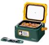 Presto GameDay 8-Quart Nomad Traveling Slow Cooker Green-Yellow - Thumbnail 1
