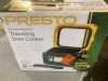 Presto GameDay 8-Quart Nomad Traveling Slow Cooker Green-Yellow - Thumbnail 4