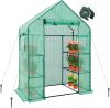 EAGLE PEAK Walk in 3-Tier Greenhouse with Wire Shelves - Thumbnail 1
